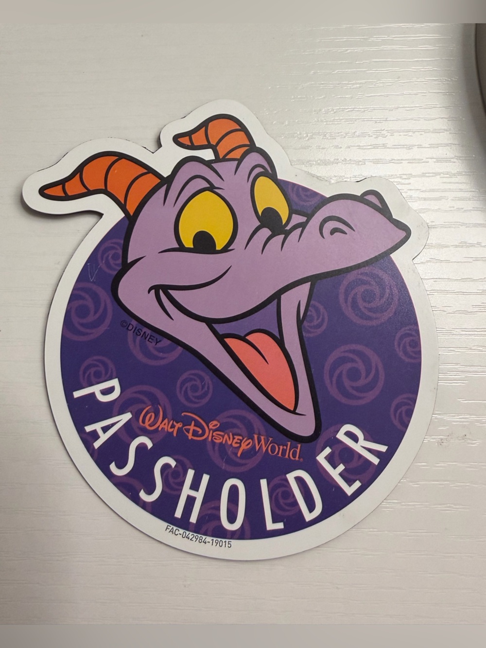 Disney Annual Passholder Figment Magnet